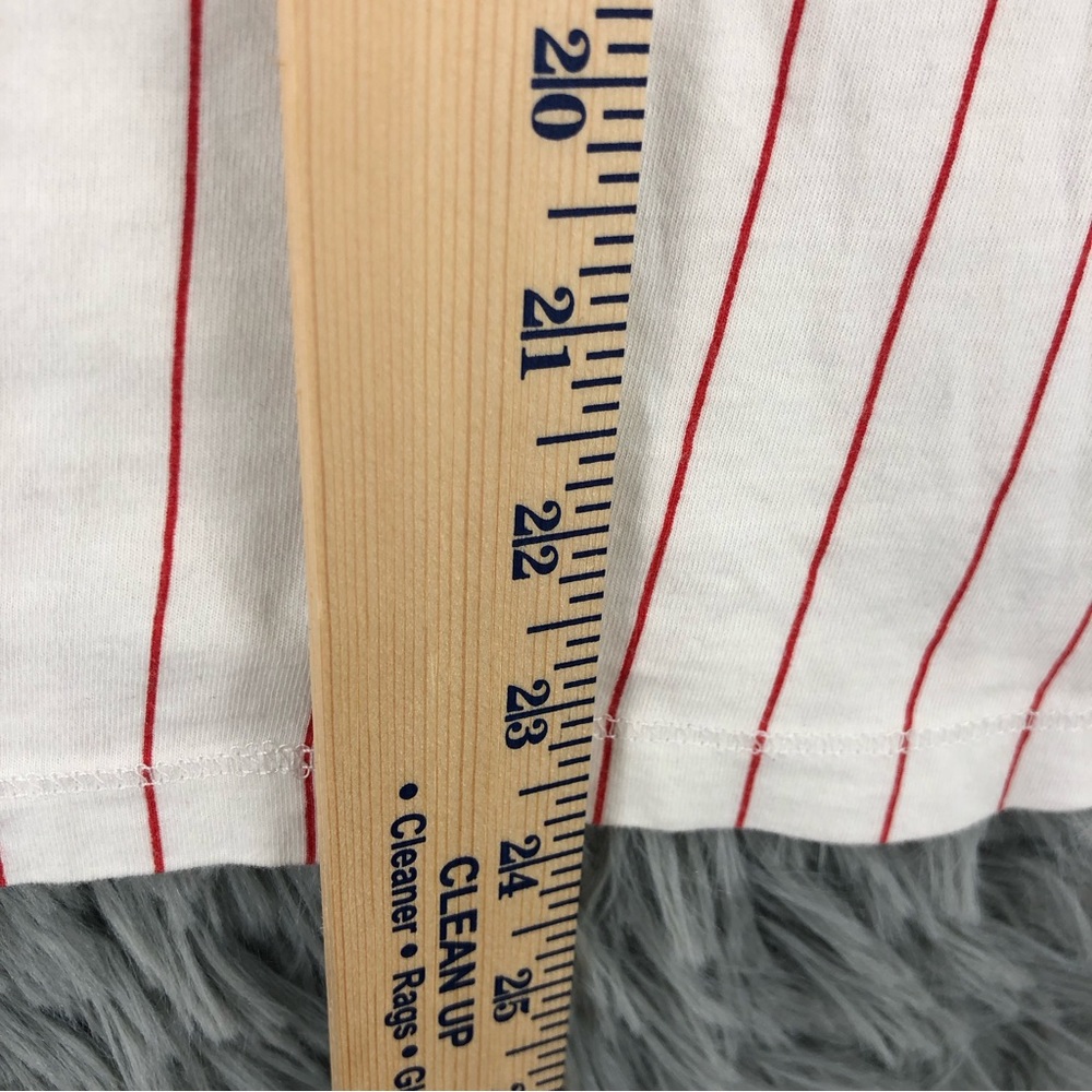 Campus Lifestyle Tank Top Womens Size Small St Louis Cardinals Striped Baseball - Picture 8 of 10